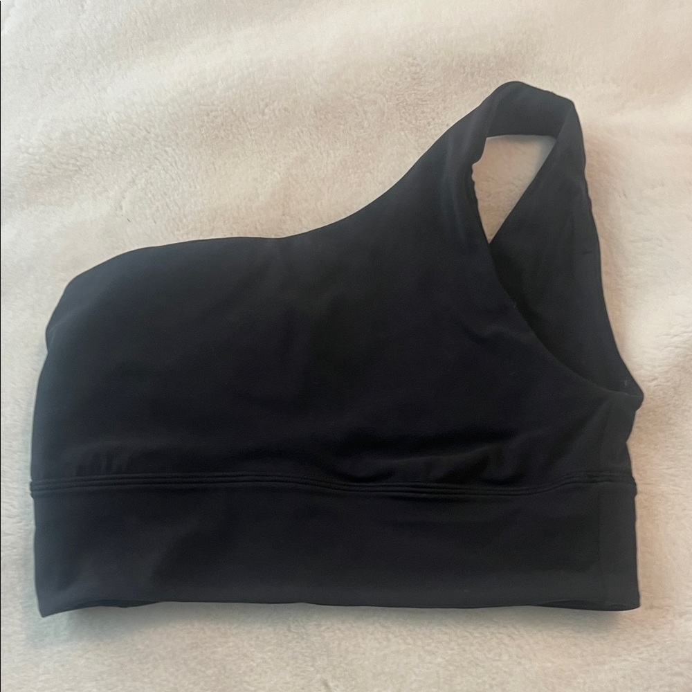 Lululemon Athletica Asymmetric Black Sports Bra